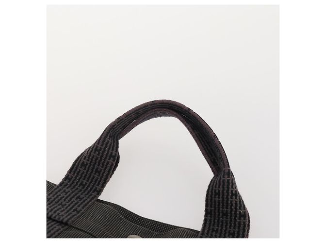 Hermès HERMES Tote Bag Canvas 3 Set Black Gray Auth BA12667 Braun Schwarz - Ansicht 14