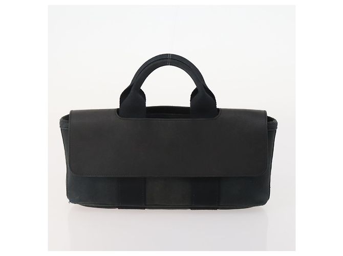 Hermès HERMES Tote Bag Canvas 3 Set Black Gray Auth BA12667 Braun Schwarz - Ansicht 17