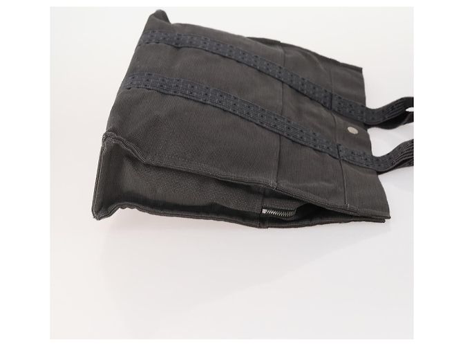 Hermès HERMES Tote Bag Canvas 3 Set Black Gray Auth BA12667 Braun Schwarz - Ansicht 4