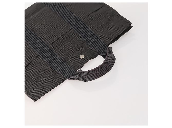 Hermès HERMES Tote Bag Canvas 3 Set Black Gray Auth BA12667 Braun Schwarz - Ansicht 5