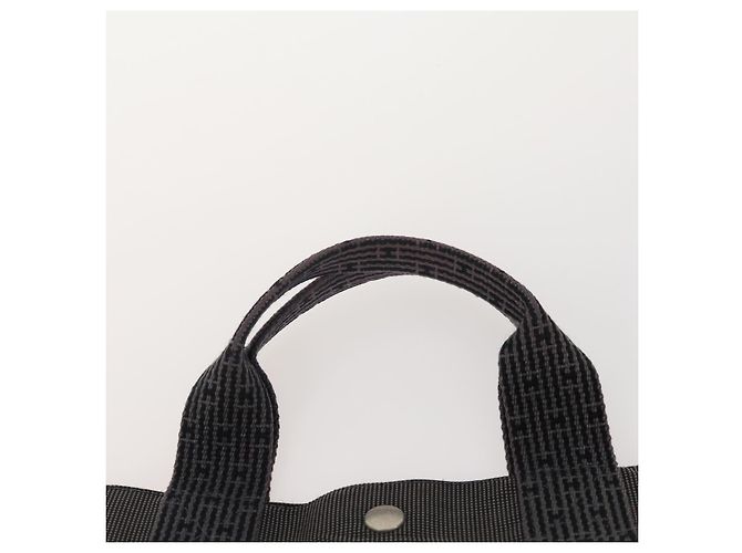 Hermès HERMES Tote Bag Canvas 3 Set Black Gray Auth BA12667 Braun Schwarz - Ansicht 6