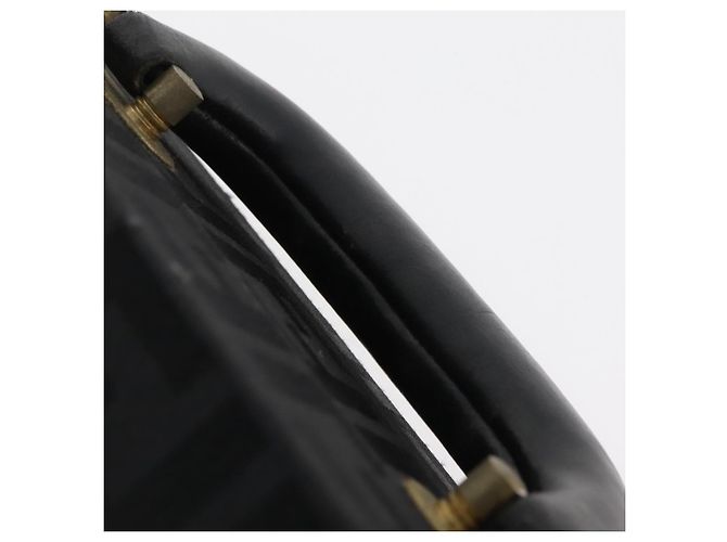 FENDI Zucca Canvas Trunk Black Auth 179960A Nero - vista 8