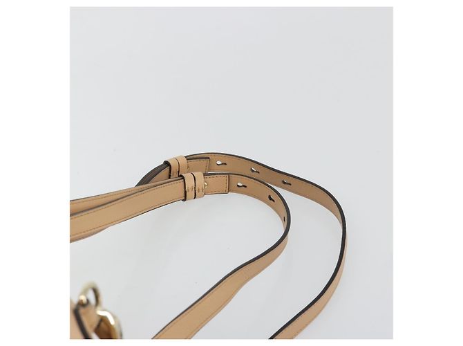 Chloé Zaino Chloe Fay Suede Beige Gold Auth BA12922 D'oro - vista 10