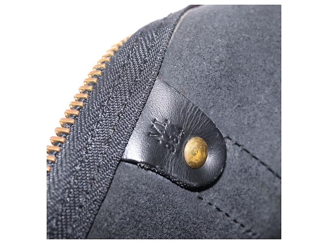 LOUIS VUITTON Epi Keepall 45 Boston Bag Black M42972 LV Auth 179739A Nero - vista 12