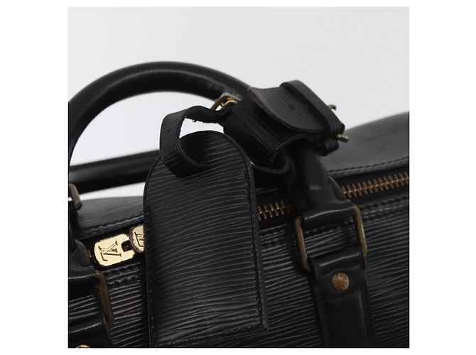 LOUIS VUITTON Epi Keepall 45 Boston Bag Black M42972 LV Auth 179739A Nero - vista 17