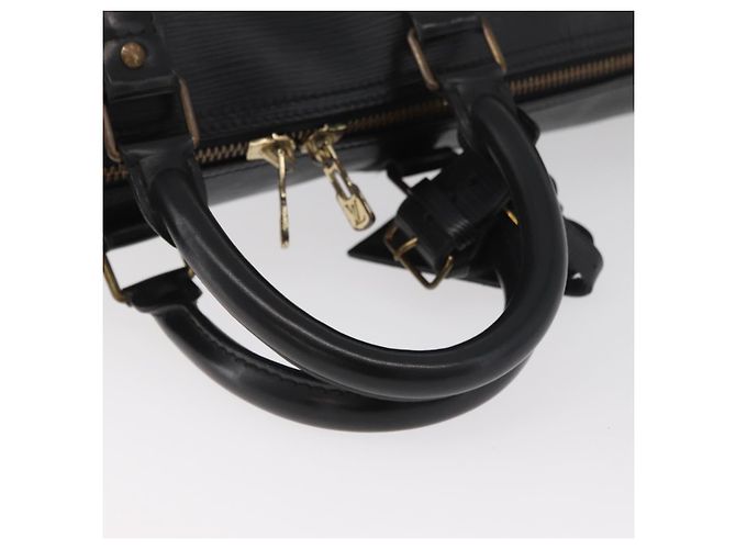 LOUIS VUITTON Epi Keepall 45 Boston Bag Black M42972 LV Auth 179739A Nero - vista 7