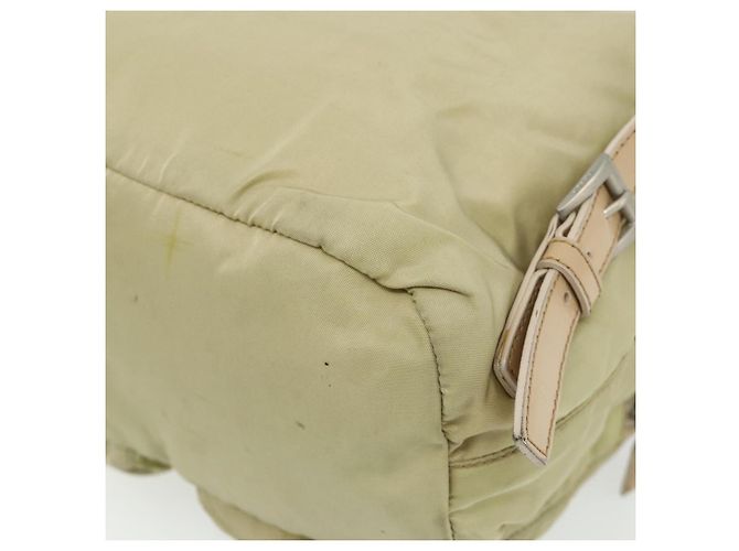 Zaino PRADA Nylon Khaki Silver Auth bs35144 Argento Cachi - vista 12