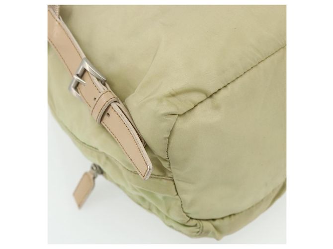 Zaino PRADA Nylon Khaki Silver Auth bs35144 Argento Cachi - vista 13