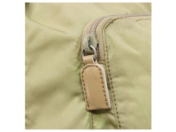 Zaino PRADA Nylon Khaki Silver Auth bs35144 Argento Cachi - vista 15