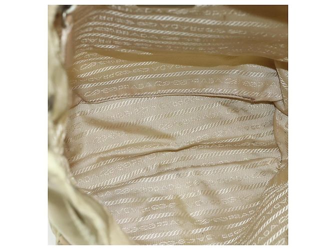 Zaino PRADA Nylon Khaki Silver Auth bs35144 Argento Cachi - vista 18