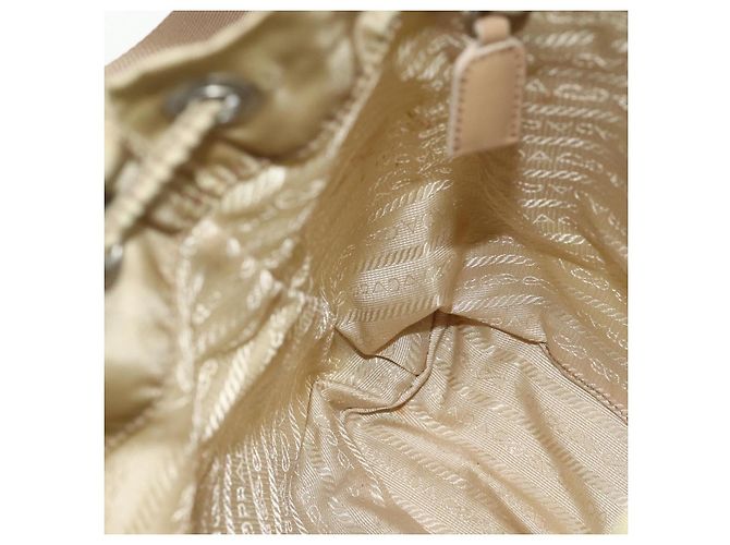 Zaino PRADA Nylon Khaki Silver Auth bs35144 Argento Cachi - vista 20