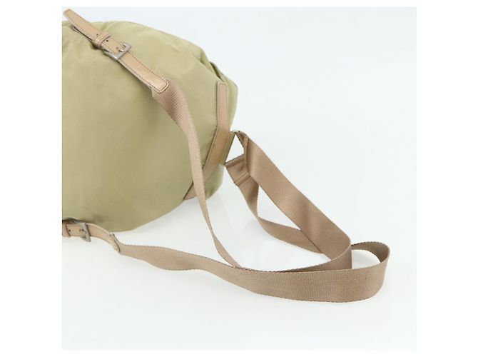 Zaino PRADA Nylon Khaki Silver Auth bs35144 Argento Cachi - vista 7