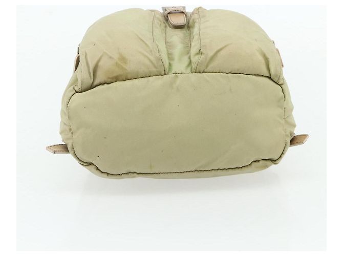 Zaino PRADA Nylon Khaki Silver Auth bs35144 Argento Cachi - vista 9