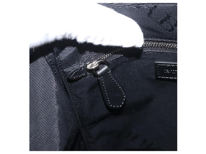 Zaino BURBERRY Nylon Verde Argento Auth 181165A - vista 23