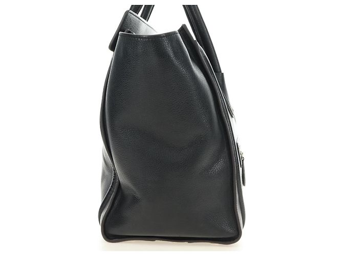 Céline CELINE Luggage Mini Handtasche aus Leder Schwarz Silber Authentisch 180490SAM - Ansicht 5