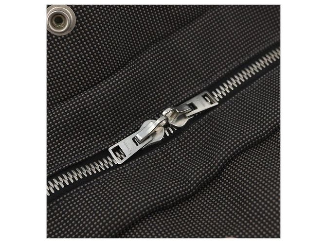 Hermès HERMES Her Line Tote Tragetasche Canvas Grau Silber Auth BA12645 Braun - Ansicht 14