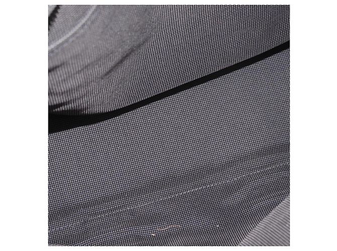 Hermès HERMES Her Line Tote Tragetasche Canvas Grau Silber Auth BA12645 Braun - Ansicht 16