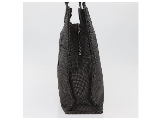 Hermès HERMES Her Line Tote Tragetasche Canvas Grau Silber Auth BA12645 Braun - Ansicht 4