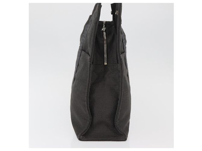 Hermès HERMES Her Line Tote Tragetasche Canvas Grau Silber Auth BA12645 Braun - Ansicht 5