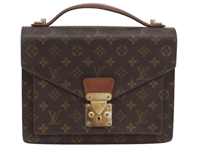 LOUIS VUITTON Borsa Monogram Monceau 28 M51185 LV Auth 181393 Monogramma - vista 13