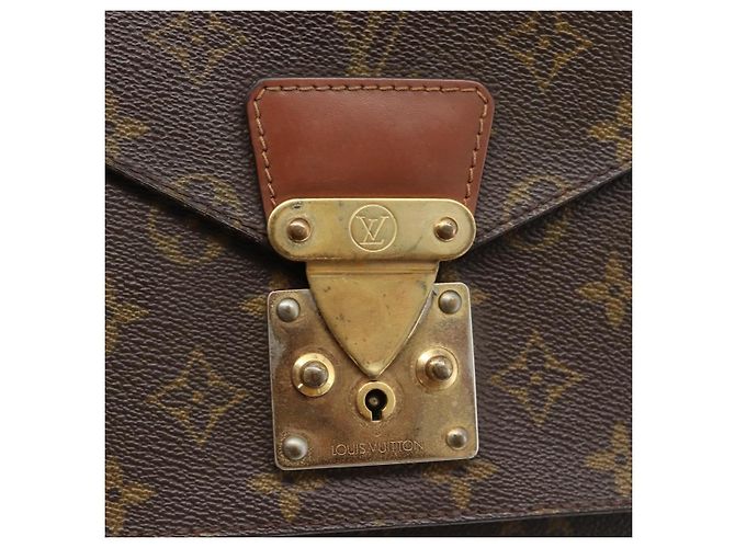 LOUIS VUITTON Borsa Monogram Monceau 28 M51185 LV Auth 181393 Monogramma - vista 19