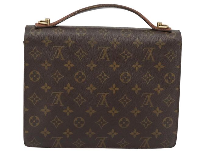 LOUIS VUITTON Borsa Monogram Monceau 28 M51185 LV Auth 181393 Monogramma - vista 2