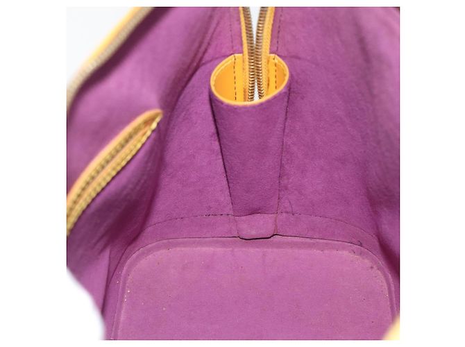 Borsa LOUIS VUITTON Epi Alma Gialla M52149 LV Auth 181229 Giallo - vista 17