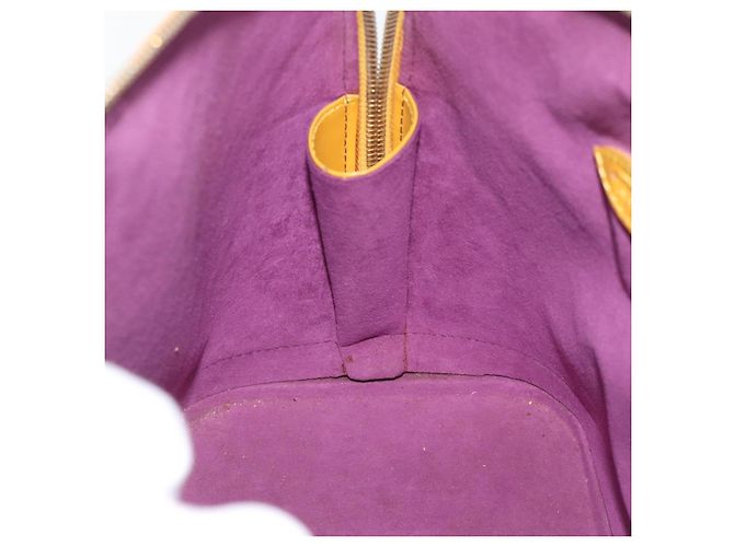 Borsa LOUIS VUITTON Epi Alma Gialla M52149 LV Auth 181229 Giallo - vista 18