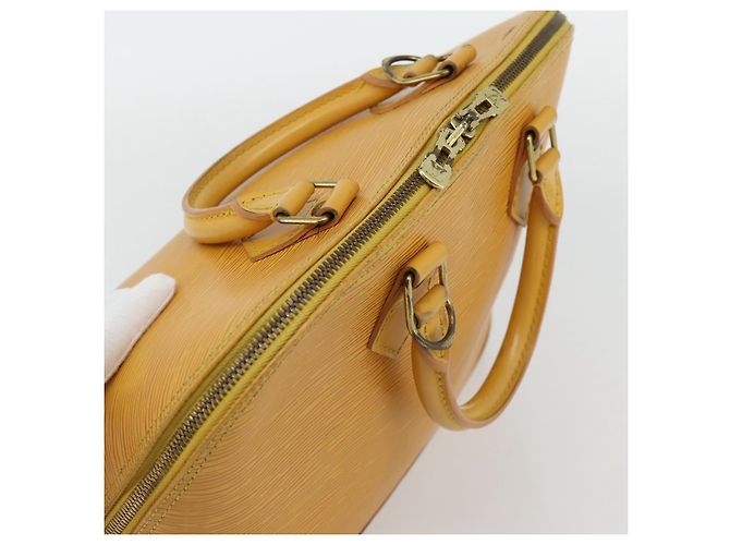 Borsa LOUIS VUITTON Epi Alma Gialla M52149 LV Auth 181229 Giallo - vista 6