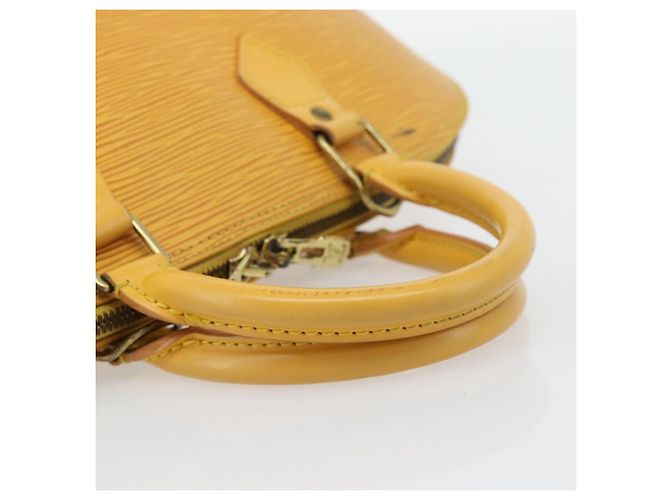 Borsa LOUIS VUITTON Epi Alma Gialla M52149 LV Auth 181229 Giallo - vista 7