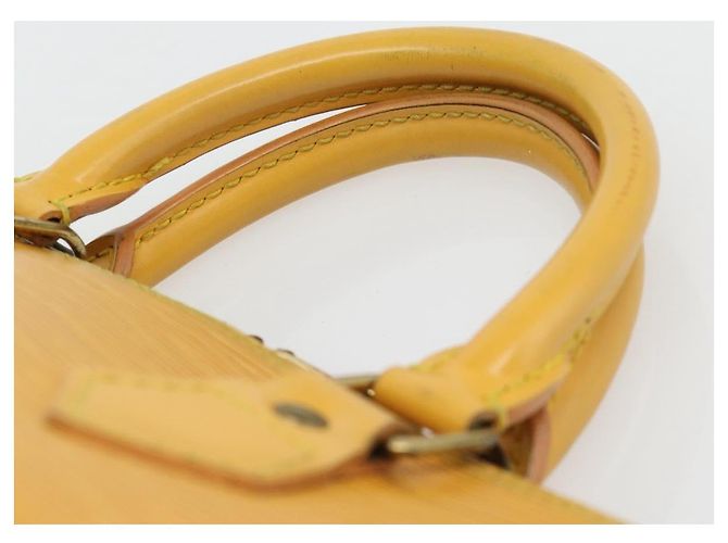 Borsa LOUIS VUITTON Epi Alma Gialla M52149 LV Auth 181229 Giallo - vista 8