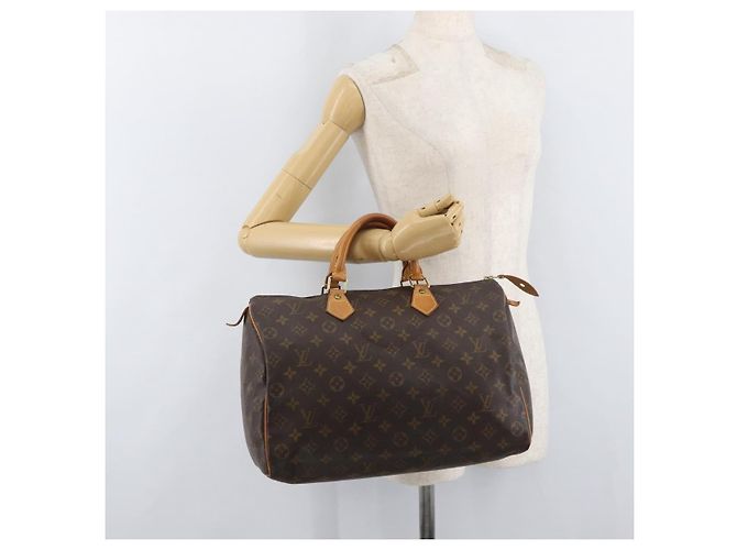 LOUIS VUITTON Borsa Monogram Speedy 35 M41524 LV Auth 180734A Monogramma - vista 21