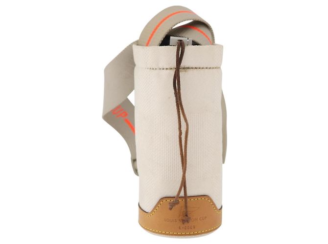 LOUIS VUITTON Damier Geant LV Cup Plastic Bottle Holder Bag White LV Auth 180763 Bianco - vista 13