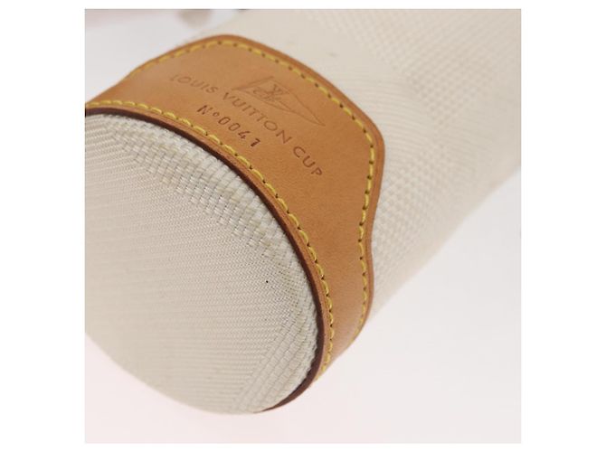 LOUIS VUITTON Damier Geant LV Cup Plastic Bottle Holder Bag White LV Auth 180763 Bianco - vista 14