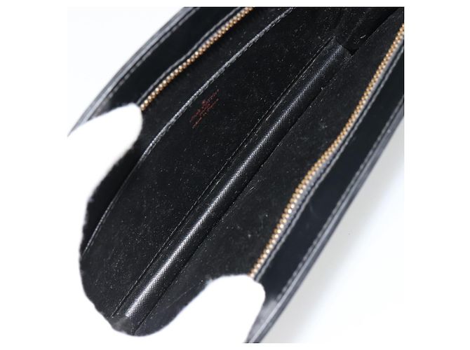 LOUIS VUITTON Epi Pochette Homme Clutch Nero M52522 LV Auth ka4369 - vista 10