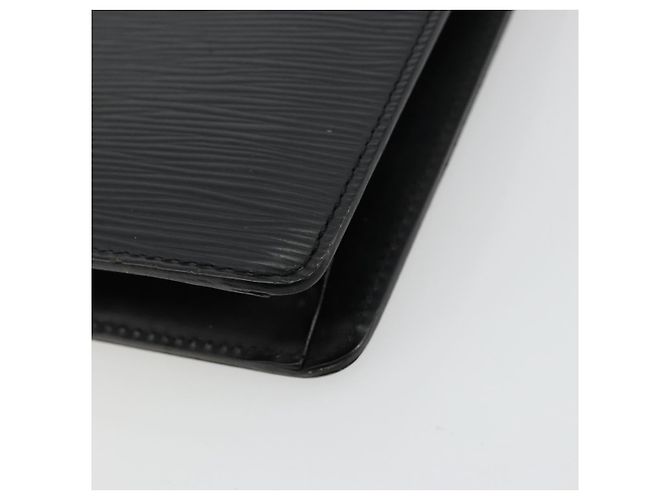 LOUIS VUITTON Epi Pochette Homme Clutch Nero M52522 LV Auth ka4369 - vista 15