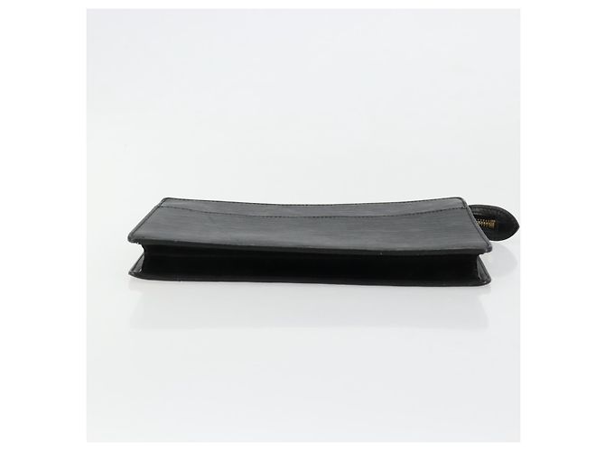 LOUIS VUITTON Epi Pochette Homme Clutch Nero M52522 LV Auth ka4369 - vista 6