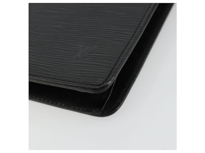 LOUIS VUITTON Epi Pochette Homme Clutch Nero M52522 LV Auth ka4369 - vista 7
