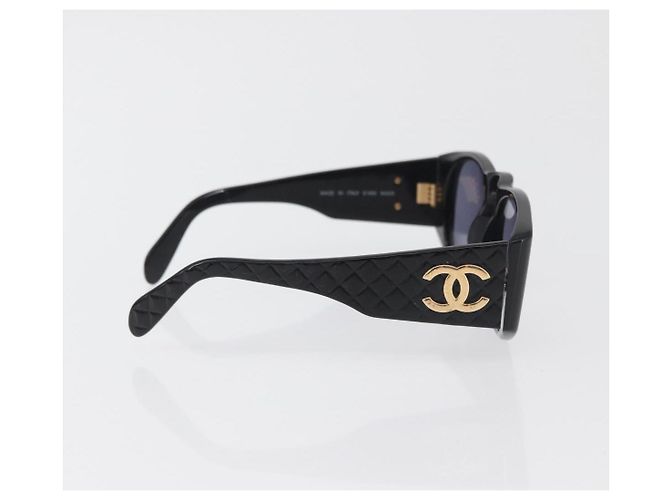 Occhiali da sole CHANEL plastica 2 Set Black CC Auth bs35217 Nero - vista 6