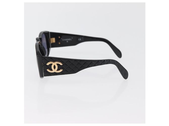 Occhiali da sole CHANEL plastica 2 Set Black CC Auth bs35217 Nero - vista 7