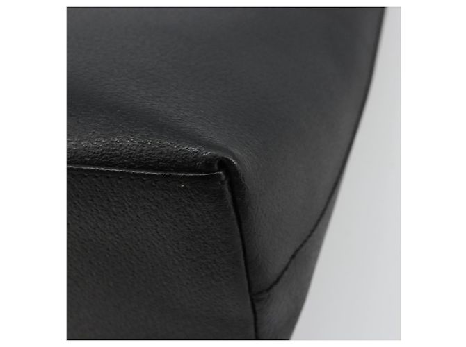 Borsa GUCCI in pelle nera argento 002 123 0452 Auth bs35148 - vista 10