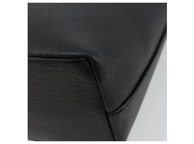 Borsa GUCCI in pelle nera argento 002 123 0452 Auth bs35148 - vista 12