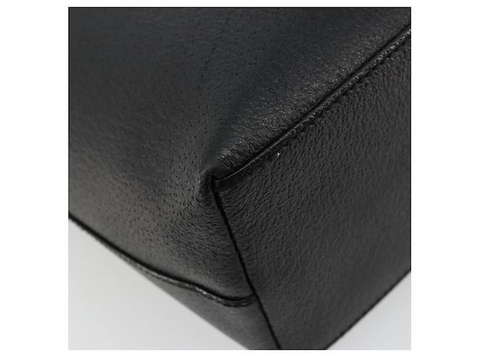 Borsa GUCCI in pelle nera argento 002 123 0452 Auth bs35148 - vista 13