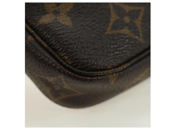 LOUIS VUITTON Monogram Mini Pochette Accessoires Bolso N41667 LV Auth 180386M Monograma - vista 17