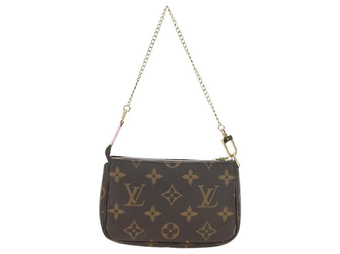 LOUIS VUITTON Monogram Mini Pochette Accessoires Bolso N41667 LV Auth 180386M Monograma - vista 2