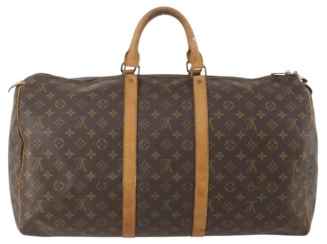 LOUIS VUITTON Monogram Keepall 50 Borsa Boston M41426 LV Auth 179406 Monogramma - vista 2