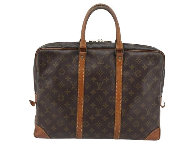 LOUIS VUITTON Monogram Porte Documents Voyage Business Bag M53361 Auth BA13014 Monogramma - vista 13