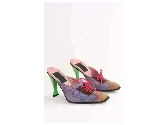 Dolce & Gabbana Mules violetas Púrpura - vista 3