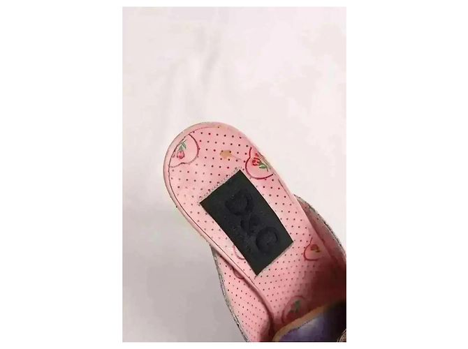 Dolce & Gabbana Mules violetas Púrpura - vista 4