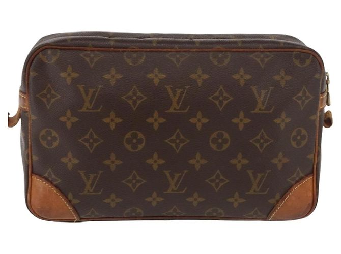 LOUIS VUITTON Monogram Compiegne 28 Clutch M51845 LV Auth 181382 Monogramma - vista 2